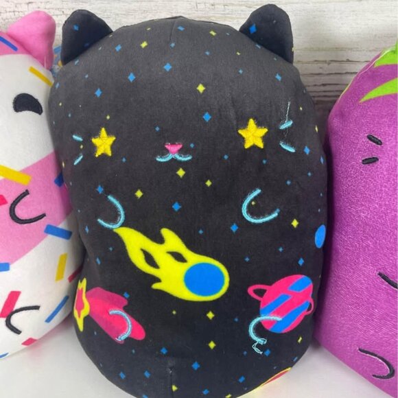 Cats Vs Pickles Set Bean Bag Plush Eggplant Pawberry Twist Galacticat Kittens 9” - Picture 3 of 5